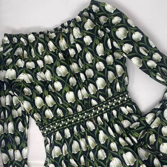 Agua by Agua Bendita Almendra Perla Maxi Dress Small NWT $910 - Picture 15 of 16